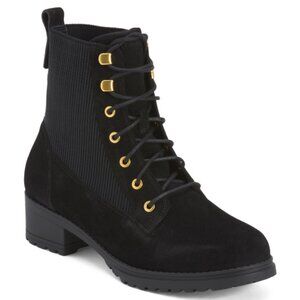 COLE HAAN Suede Camea Combat Boots